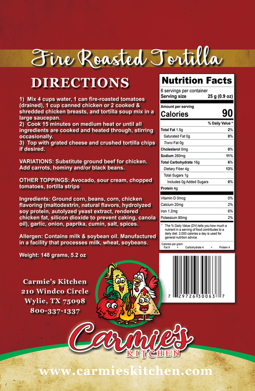 Chicken Tortilla Soup Mix-Carmie&