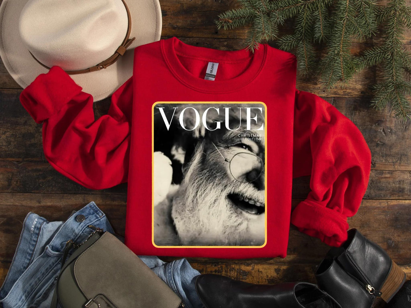 Christmas Magazine Graphic Tee and Sweatshirt-Womens-Ave Shops-Market Street Nest, Fashionable Clothing, Shoes and Home Décor Located in Mabank, TX