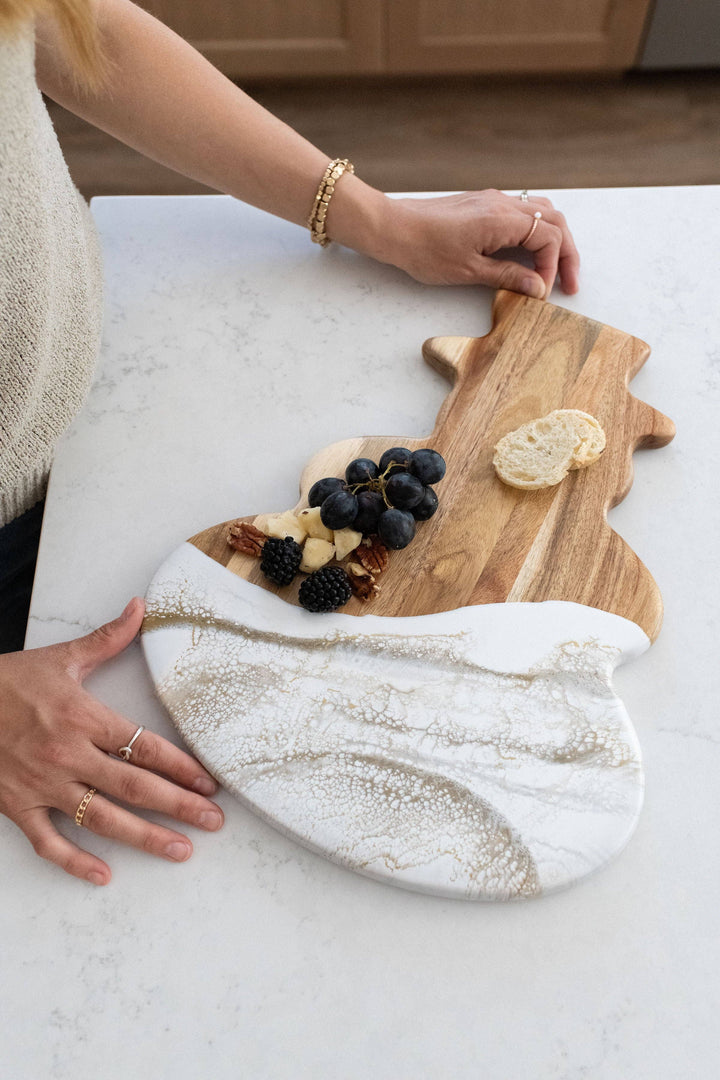 NEW! Christmas Snowman CheeseBoard/Ceramic Tray (No Tariffs)-Lynn &amp; Liana Designs-Market Street Nest, Fashionable Clothing, Shoes and Home Décor Located in Mabank, TX
