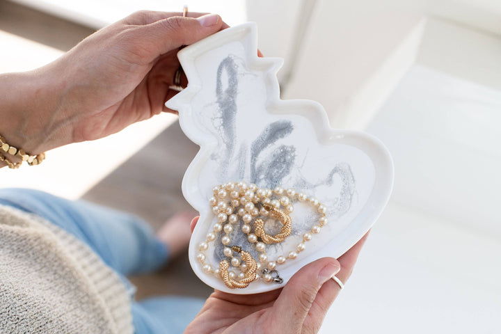 NEW! Christmas Snowman CheeseBoard/Ceramic Tray (No Tariffs)-Lynn &amp; Liana Designs-Market Street Nest, Fashionable Clothing, Shoes and Home Décor Located in Mabank, TX