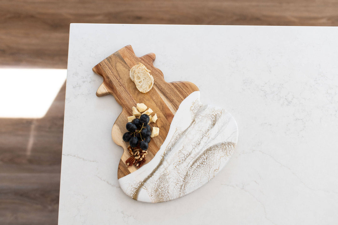 NEW! Christmas Snowman CheeseBoard/Ceramic Tray (No Tariffs)-Lynn &amp; Liana Designs-Market Street Nest, Fashionable Clothing, Shoes and Home Décor Located in Mabank, TX