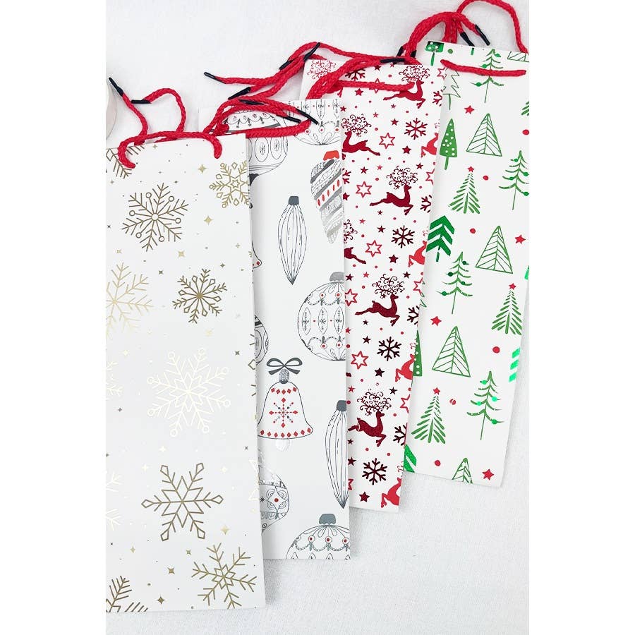 Christmas Theme Wine Gift Bag-Love and Repeat-Market Street Nest, Fashionable Clothing, Shoes and Home Décor Located in Mabank, TX