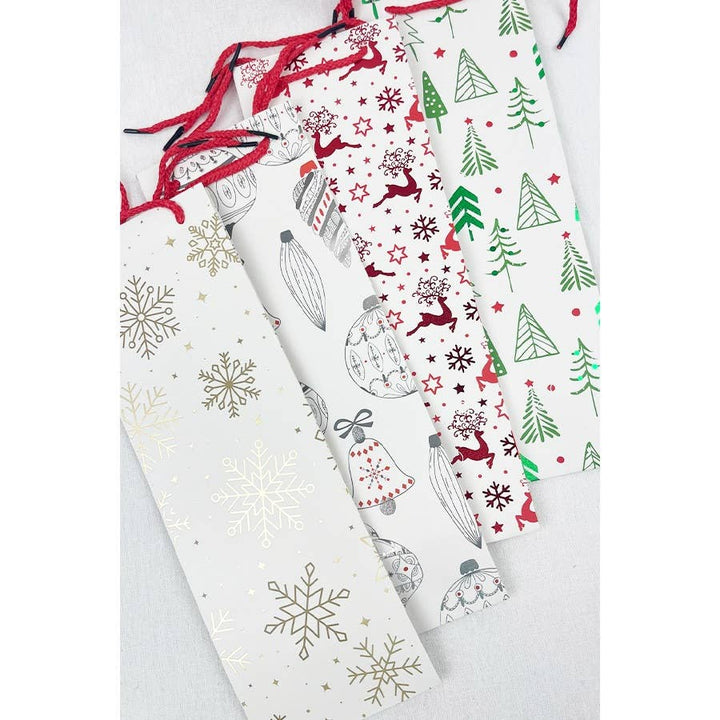 Christmas Theme Wine Gift Bag-Love and Repeat-Market Street Nest, Fashionable Clothing, Shoes and Home Décor Located in Mabank, TX