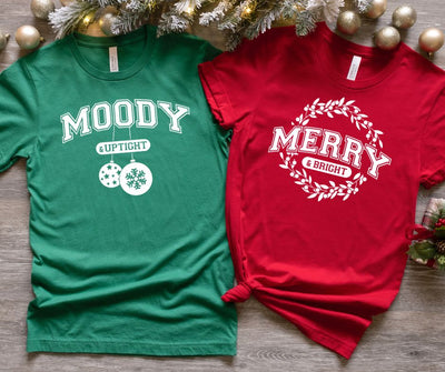 PREORDER: Matching Merry and Moody Graphic Tee-Womens-Ave Shops-Market Street Nest, Fashionable Clothing, Shoes and Home Décor Located in Mabank, TX