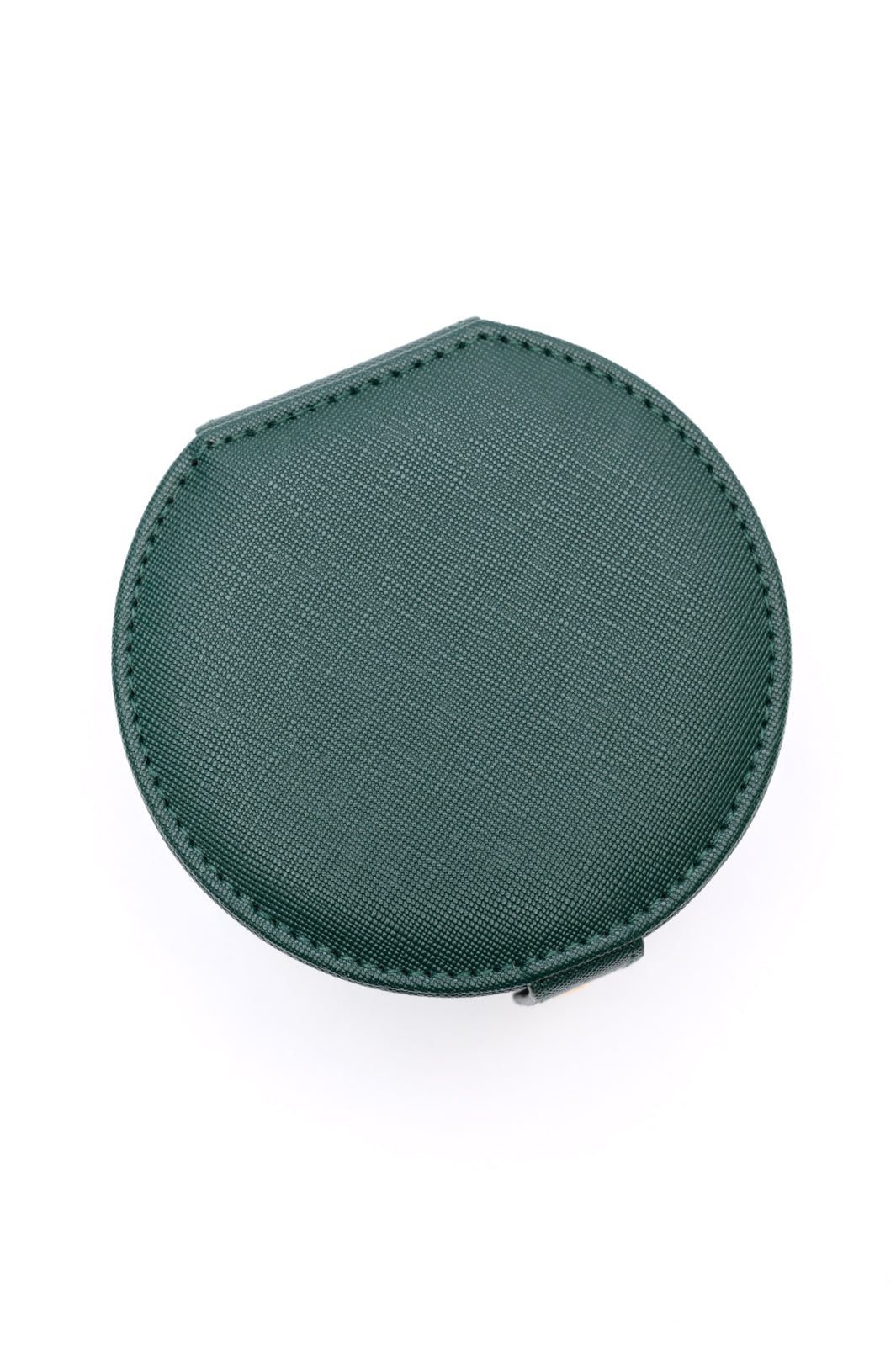 Circular Travel Jewelry Case in Green-Home & Decor-Ave Shops-Market Street Nest, Fashionable Clothing, Shoes and Home Décor Located in Mabank, TX