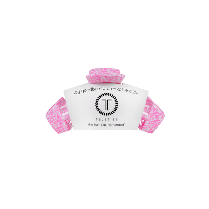Classic | Breast Cancer Awareness | Small | Claw Clip-TELETIES-Market Street Nest, Fashionable Clothing, Shoes and Home Décor Located in Mabank, TX
