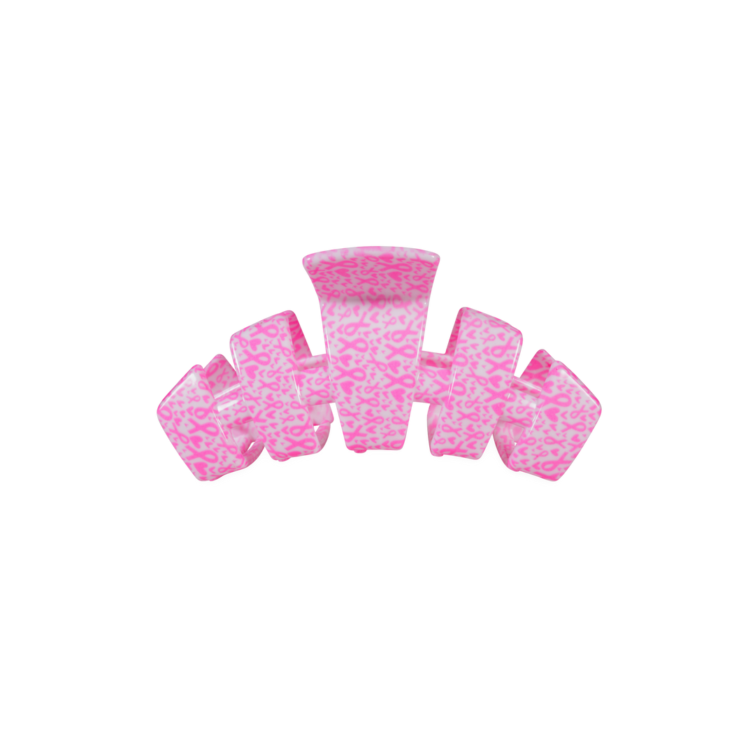 Classic | Breast Cancer Awareness | Small | Claw Clip-TELETIES-Market Street Nest, Fashionable Clothing, Shoes and Home Décor Located in Mabank, TX