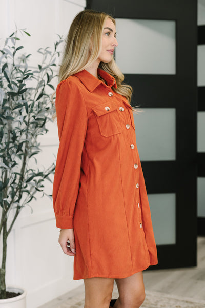 Clever in Corduroy Shirt Dress-Womens-Ave Shops-Market Street Nest, Fashionable Clothing, Shoes and Home Décor Located in Mabank, TX