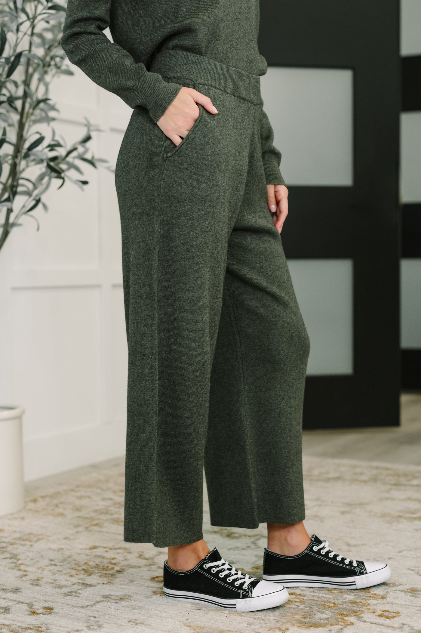 Clove Culottes in Moss-Womens-Ave Shops-Market Street Nest, Fashionable Clothing, Shoes and Home Décor Located in Mabank, TX