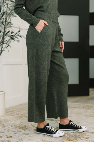 Clove Culottes in Moss-Womens-Ave Shops-Market Street Nest, Fashionable Clothing, Shoes and Home Décor Located in Mabank, TX