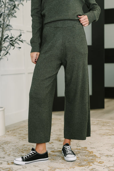 Clove Culottes in Moss-Womens-Ave Shops-Market Street Nest, Fashionable Clothing, Shoes and Home Décor Located in Mabank, TX