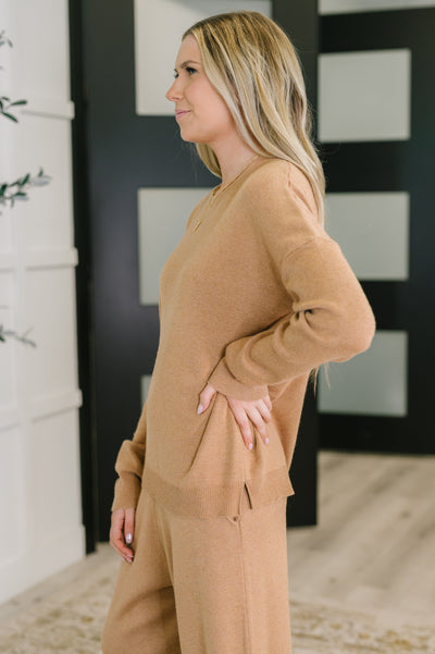 Clove Sweater in Camel-Womens-Ave Shops-Market Street Nest, Fashionable Clothing, Shoes and Home Décor Located in Mabank, TX