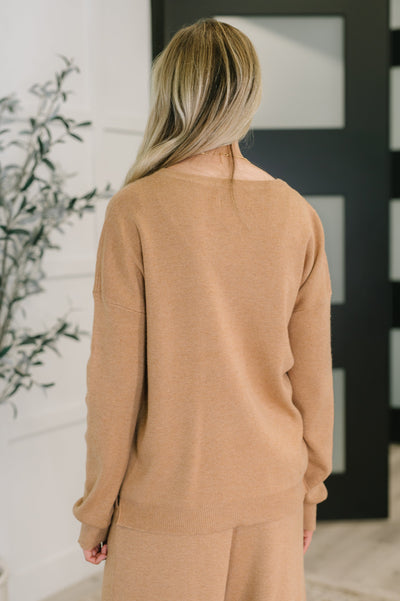 Clove Sweater in Camel-Womens-Ave Shops-Market Street Nest, Fashionable Clothing, Shoes and Home Décor Located in Mabank, TX