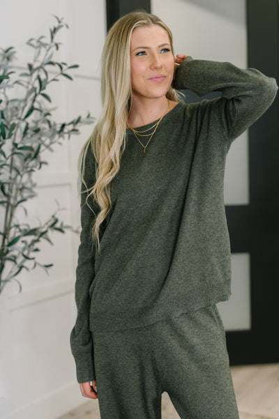 Clove Sweater in Moss-Womens-Ave Shops-Market Street Nest, Fashionable Clothing, Shoes and Home Décor Located in Mabank, TX