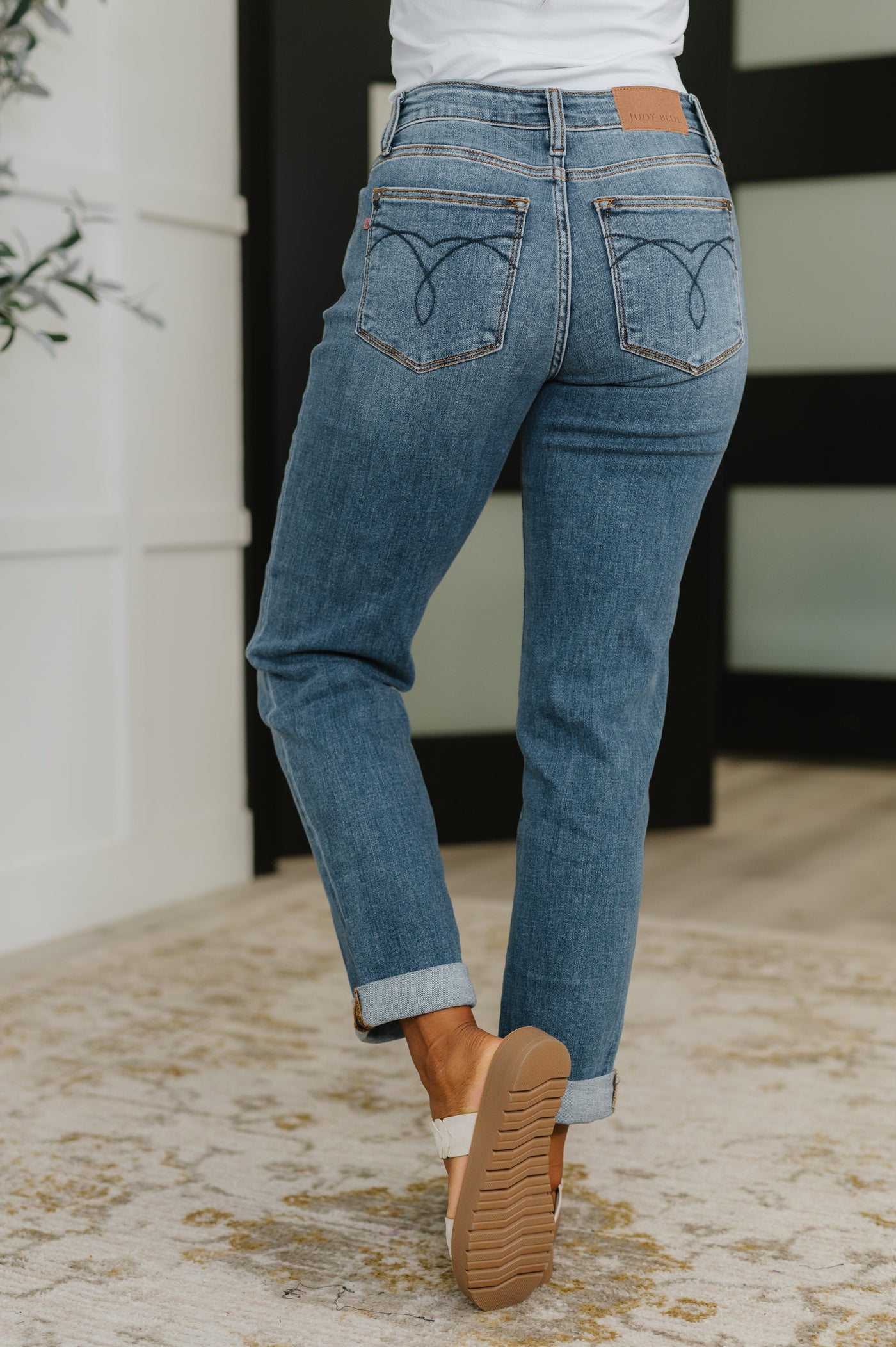 Colette Mid Rise Boyfriend Classic Cuffed-Womens-Ave Shops-Market Street Nest, Fashionable Clothing, Shoes and Home Décor Located in Mabank, TX