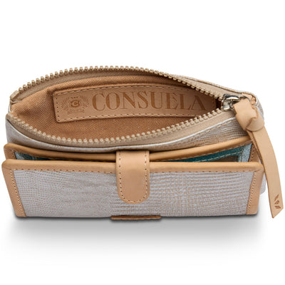 Consuela Slim Wallet - Celeste-Handbags-Consuela-Market Street Nest, Fashionable Clothing, Shoes and Home Décor Located in Mabank, TX