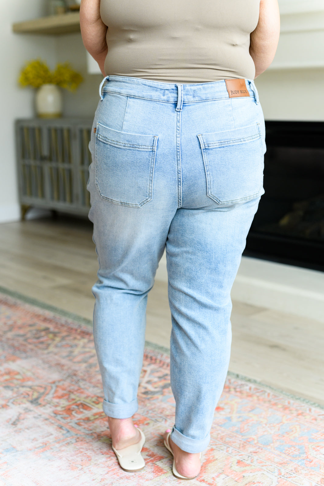 Cooper High Rise Vintage Denim Jogger-Womens-Ave Shops-Market Street Nest, Fashionable Clothing, Shoes and Home Décor Located in Mabank, TX