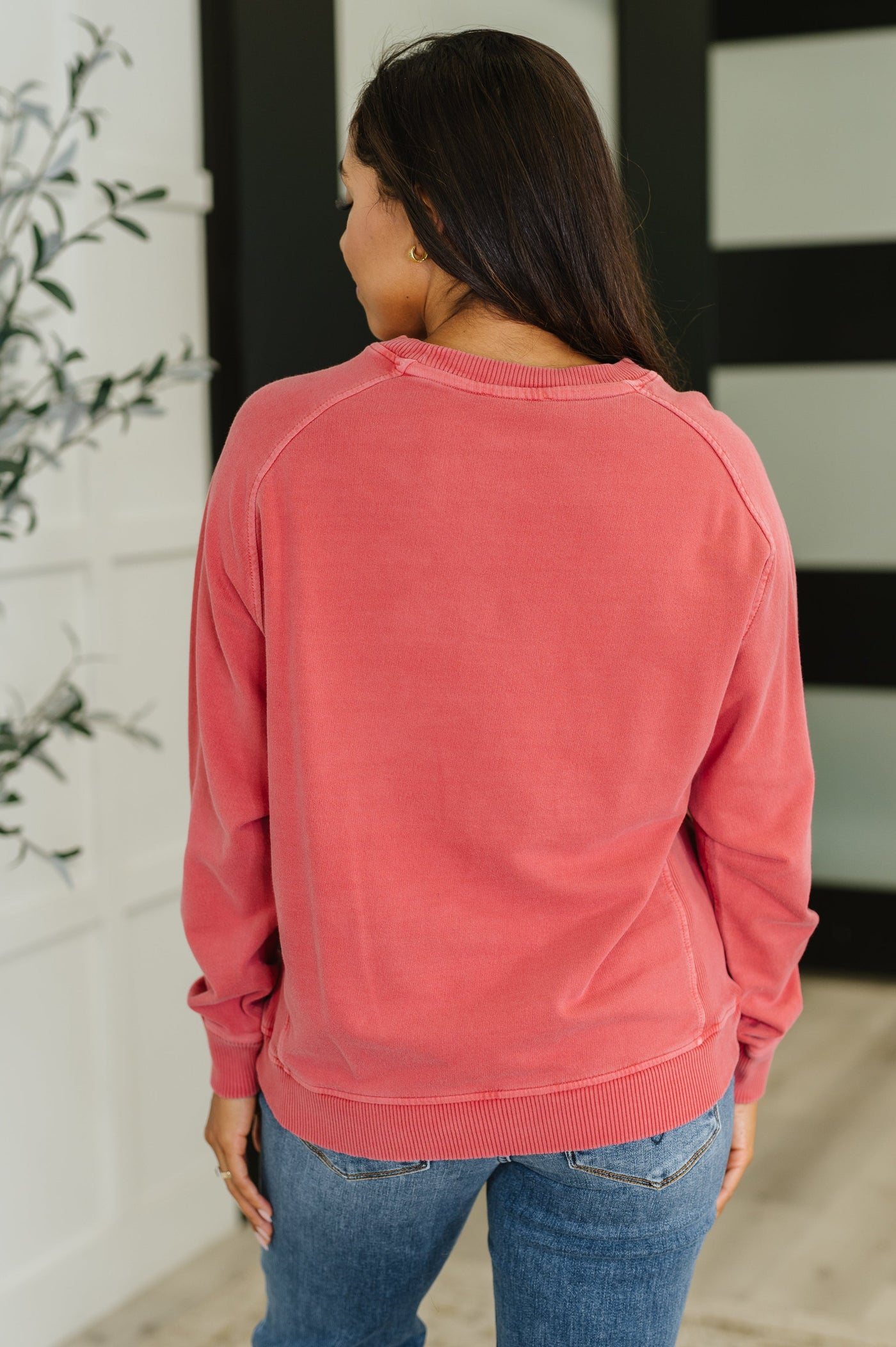 Daily Ease Mineral Wash Pullover in Ruby-Womens-Ave Shops-Market Street Nest, Fashionable Clothing, Shoes and Home Décor Located in Mabank, TX