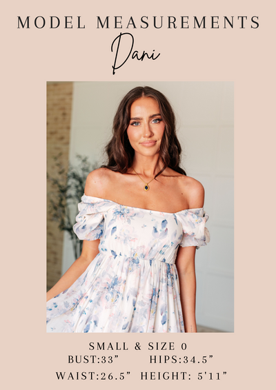 Gentle Yet Strong Balloon Sleeve Floral Dress-Dresses-Ave Shops-Market Street Nest, Fashionable Clothing, Shoes and Home Décor Located in Mabank, TX