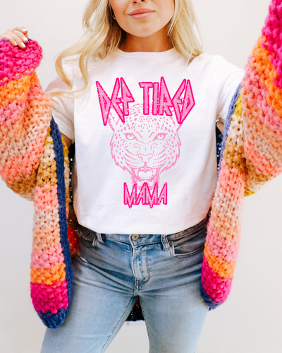 Def Tired Mama in White Graphic Tee-Womens-Ave Shops-Market Street Nest, Fashionable Clothing, Shoes and Home Décor Located in Mabank, TX