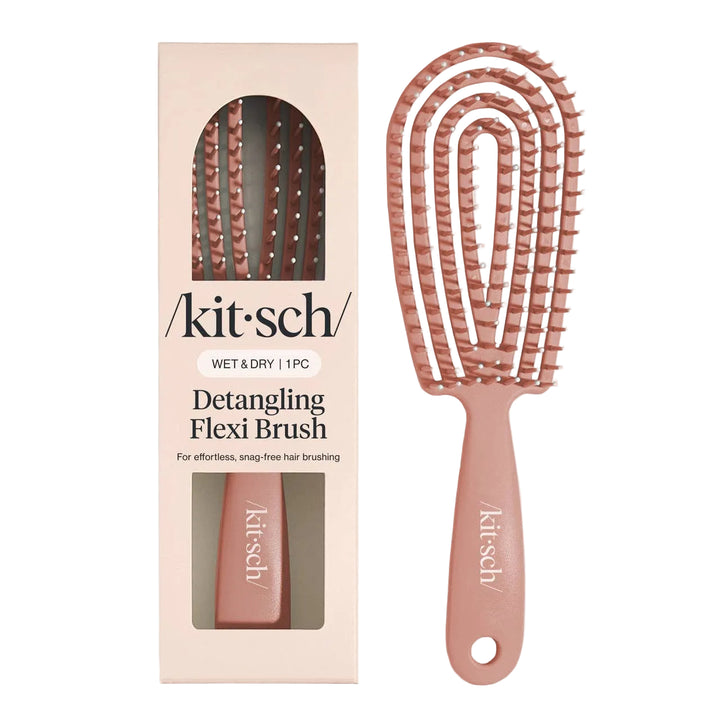 Detangling Flexi Brush - Terracotta-KITSCH-Market Street Nest, Fashionable Clothing, Shoes and Home Décor Located in Mabank, TX