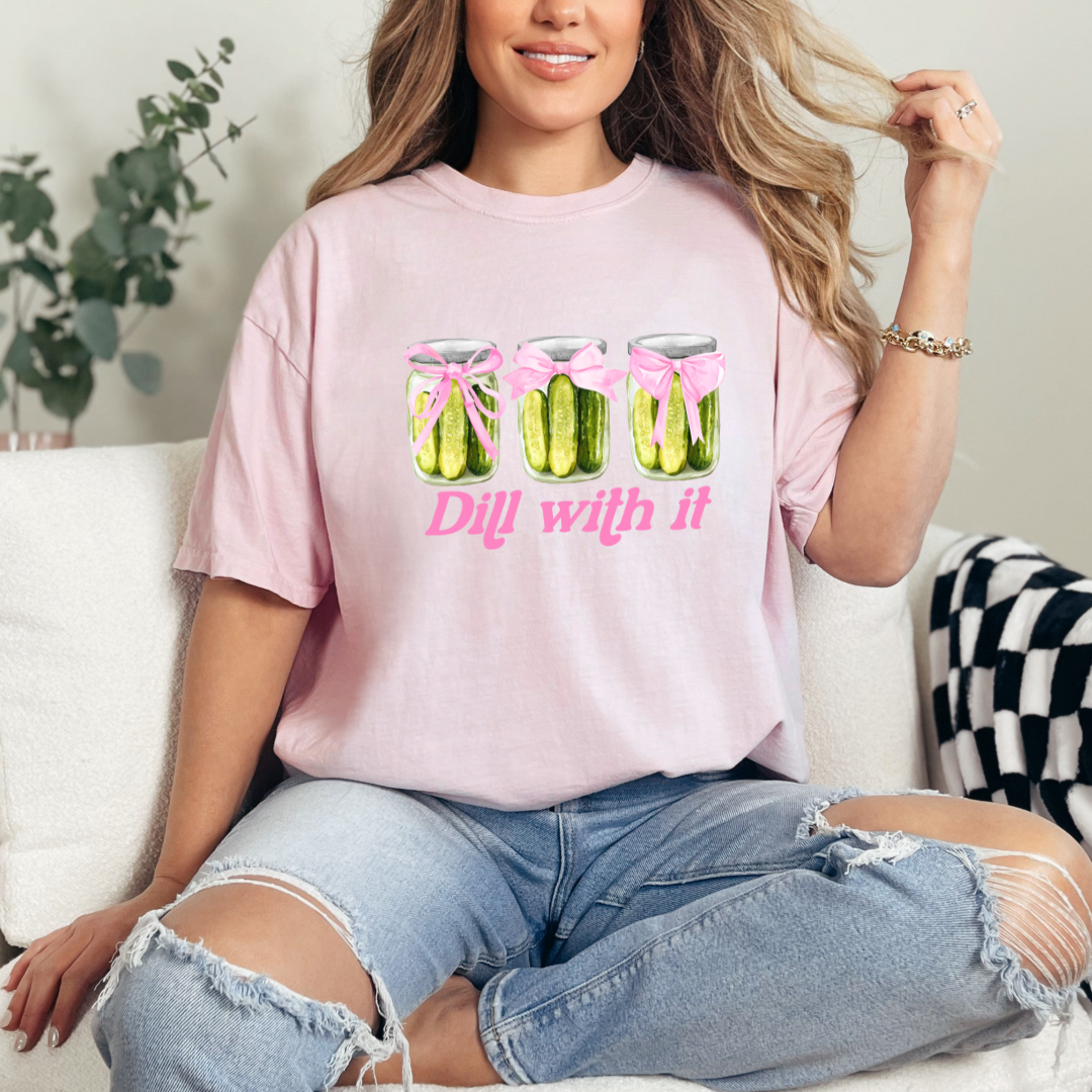 Dill With It Graphic Tee-Womens-Ave Shops-Market Street Nest, Fashionable Clothing, Shoes and Home Décor Located in Mabank, TX