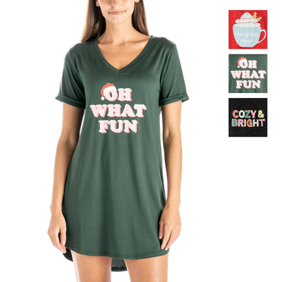 Hello Mello Holiday Sleep Shirts Assortment-DM Merchandising-Market Street Nest, Fashionable Clothing, Shoes and Home Décor Located in Mabank, TX