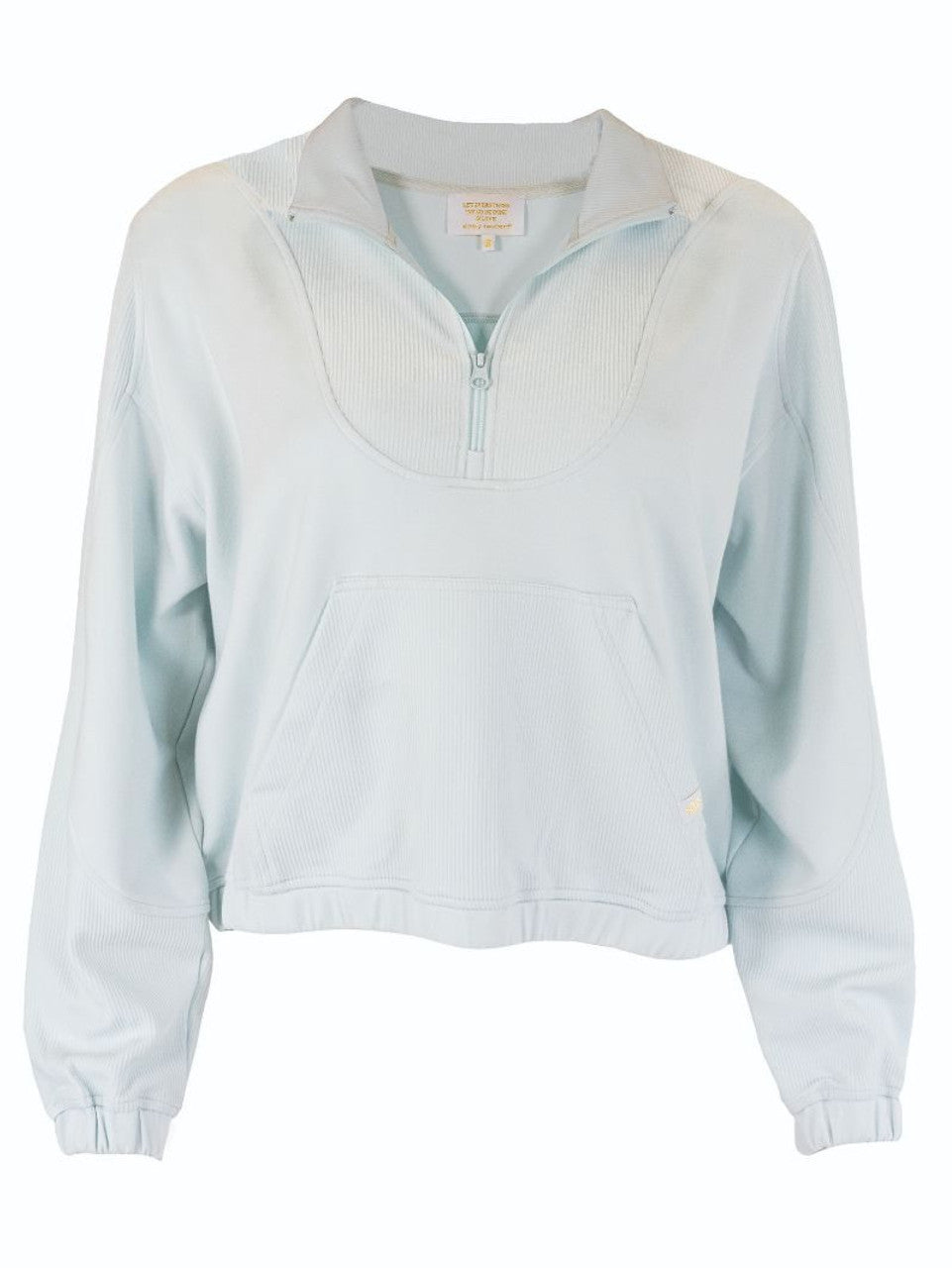 Quarter Zip Sweatshirt in Seafoam-Tops-Simply Southern-Market Street Nest, Fashionable Clothing, Shoes and Home Décor Located in Mabank, TX