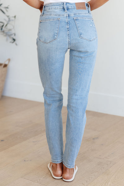 Eloise Mid Rise Control Top Distressed Skinny Jeans-Denim-Ave Shops-Market Street Nest, Fashionable Clothing, Shoes and Home Décor Located in Mabank, TX