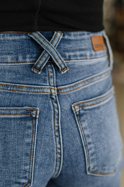 Elsie High Rise Double Button Wide Leg Jeans-Womens-Ave Shops-Market Street Nest, Fashionable Clothing, Shoes and Home Décor Located in Mabank, TX