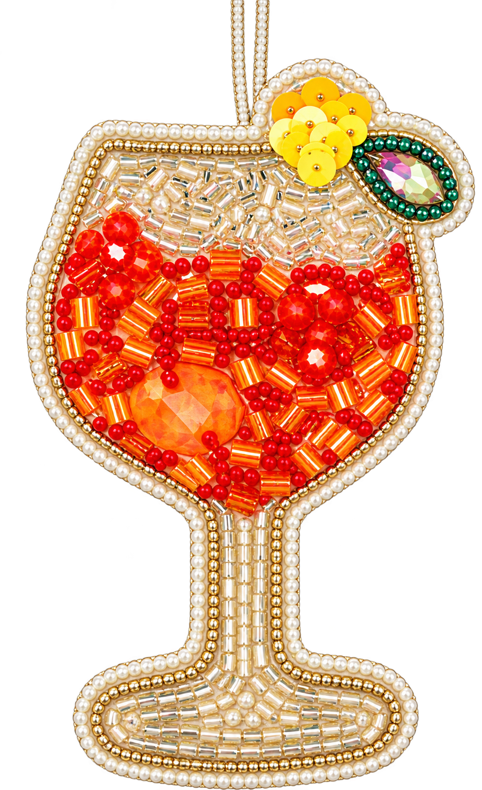 Embroidered Holiday Drink Ornaments-03-Home &amp; Gift-Ganz-Market Street Nest, Fashionable Clothing, Shoes and Home Décor Located in Mabank, TX