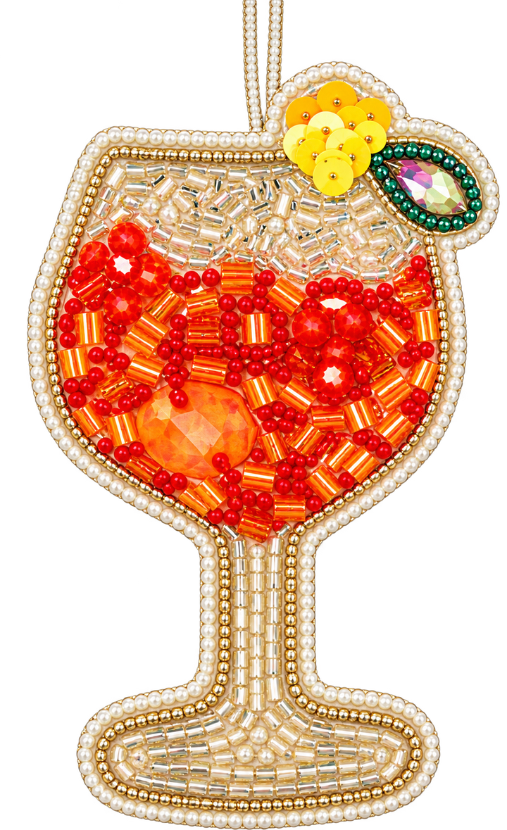 Embroidered Holiday Drink Ornaments-03-Home &amp; Gift-Ganz-Market Street Nest, Fashionable Clothing, Shoes and Home Décor Located in Mabank, TX