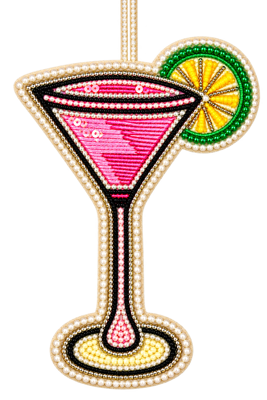 Embroidered Holiday Drink Ornaments-03-Home &amp; Gift-Ganz-Market Street Nest, Fashionable Clothing, Shoes and Home Décor Located in Mabank, TX