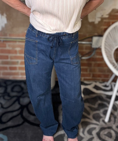 Ethyl Barrel Chic Jean-Bottoms-True Blue Inc.-Market Street Nest, Fashionable Clothing, Shoes and Home Décor Located in Mabank, TX