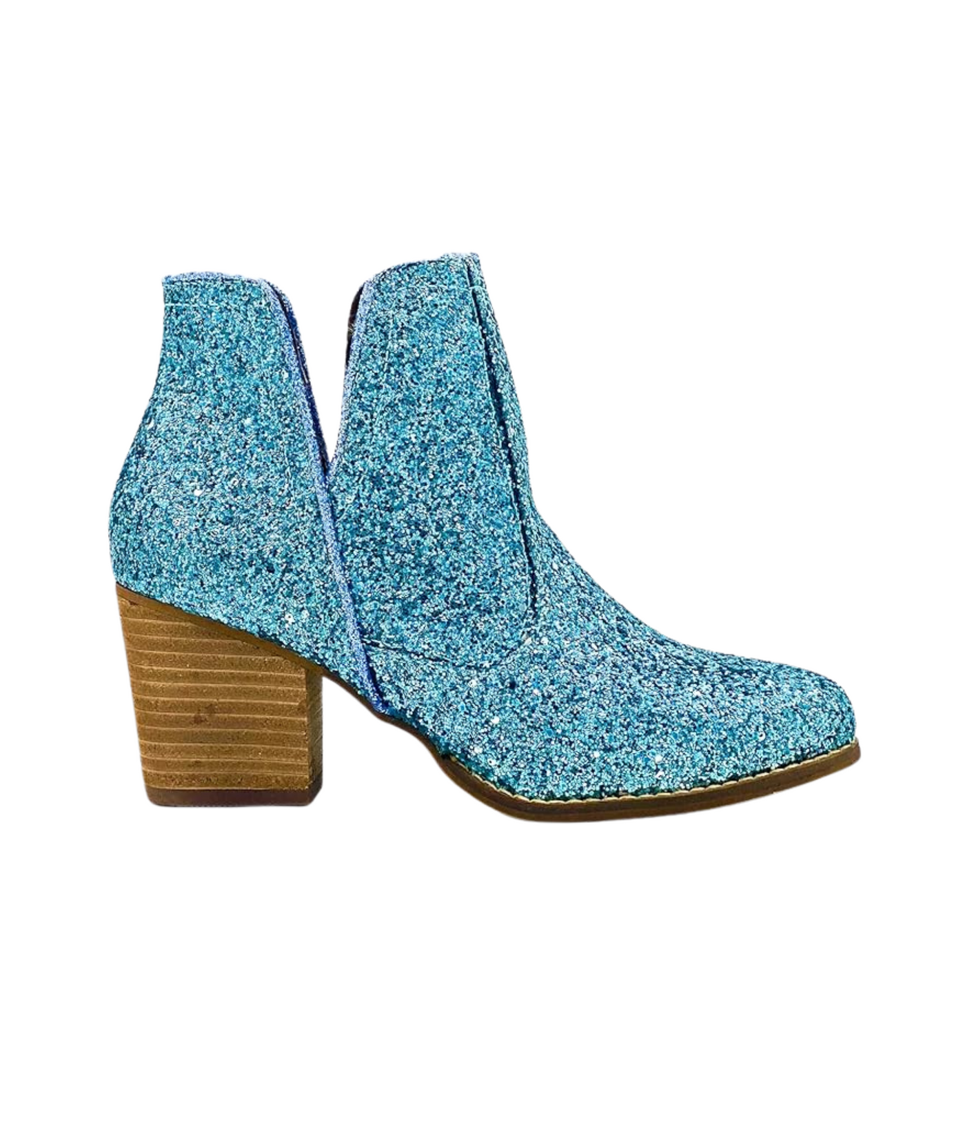 Fiera Booties in Blue-Shoes-Ave Shops-Market Street Nest, Fashionable Clothing, Shoes and Home Décor Located in Mabank, TX