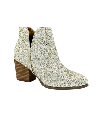 Fiera Booties in Gold-Shoes-Ave Shops-Market Street Nest, Fashionable Clothing, Shoes and Home Décor Located in Mabank, TX