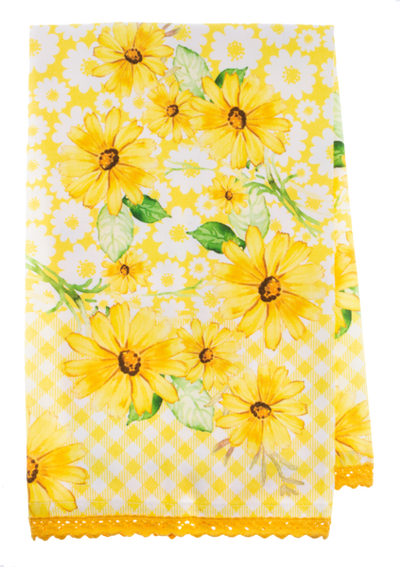 Floral Tea Towels-Kitchen & Food-GANZ-Market Street Nest, Fashionable Clothing, Shoes and Home Décor Located in Mabank, TX