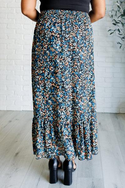 Flutter of Florals V-Neck Crop and Skirt Set-Sets-Ave Shops-Market Street Nest, Fashionable Clothing, Shoes and Home Décor Located in Mabank, TX