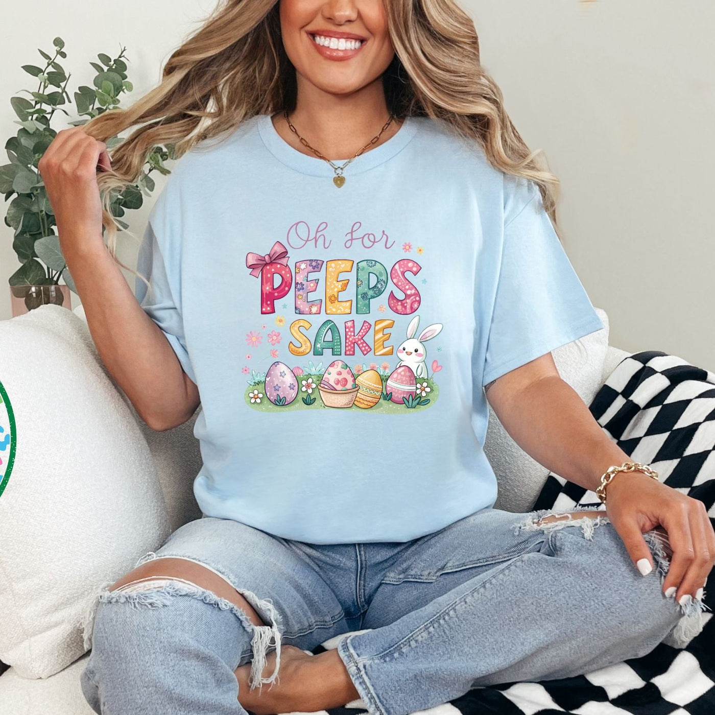 For Peeps Sake Graphic Tee-Womens-Ave Shops-Market Street Nest, Fashionable Clothing, Shoes and Home Décor Located in Mabank, TX