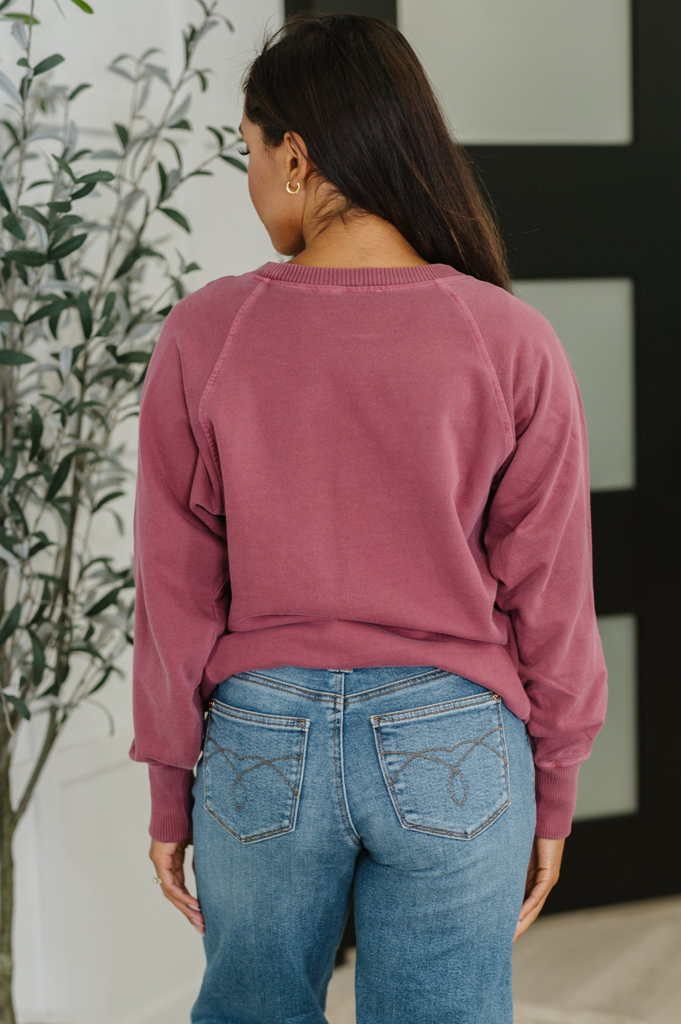 For the Experience Relaxed Pullover in Cabernet-Womens-Ave Shops-Market Street Nest, Fashionable Clothing, Shoes and Home Décor Located in Mabank, TX