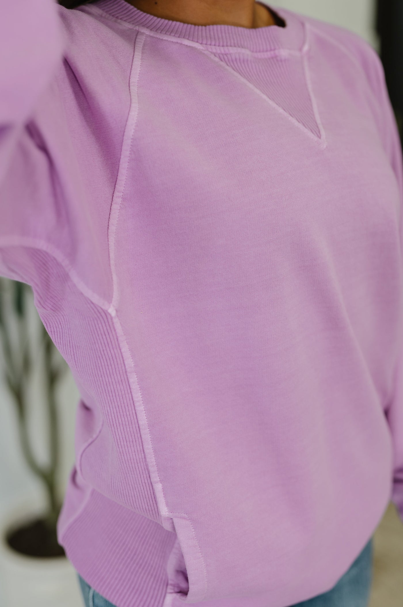 For the Experience Relaxed Pullover in Lavender-Womens-Ave Shops-Market Street Nest, Fashionable Clothing, Shoes and Home Décor Located in Mabank, TX