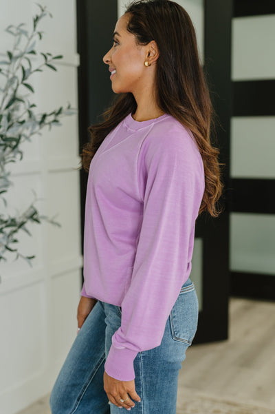For the Experience Relaxed Pullover in Lavender-Womens-Ave Shops-Market Street Nest, Fashionable Clothing, Shoes and Home Décor Located in Mabank, TX