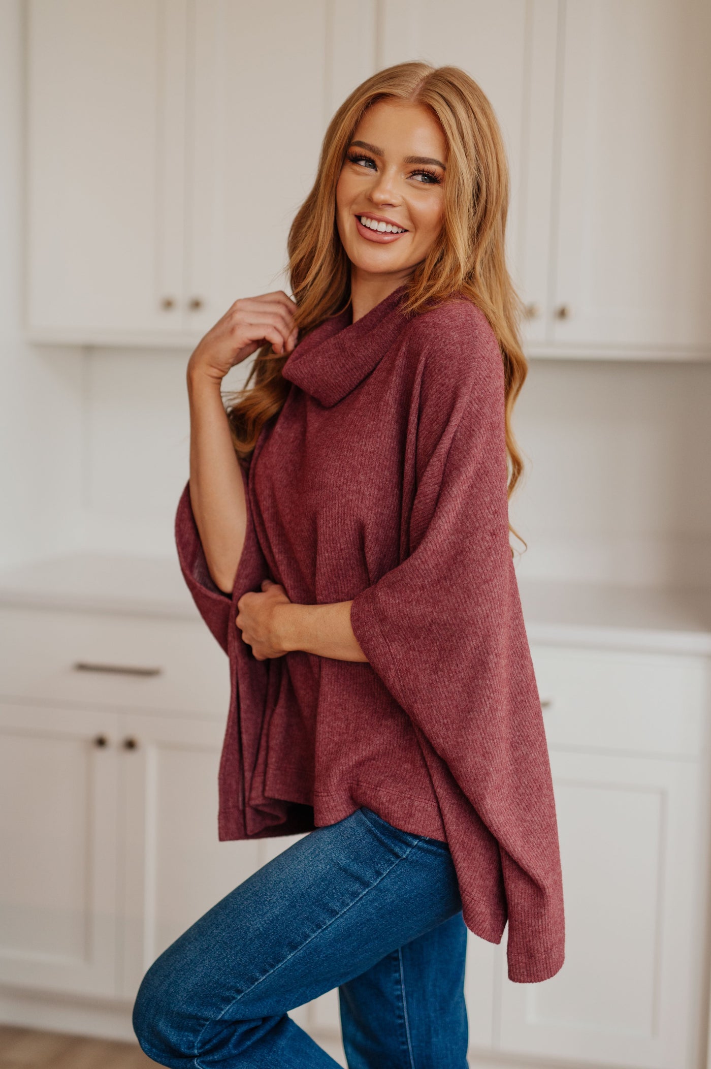 Forgive Me Cowl Neck Poncho-Layers-Ave Shops-Market Street Nest, Fashionable Clothing, Shoes and Home Décor Located in Mabank, TX