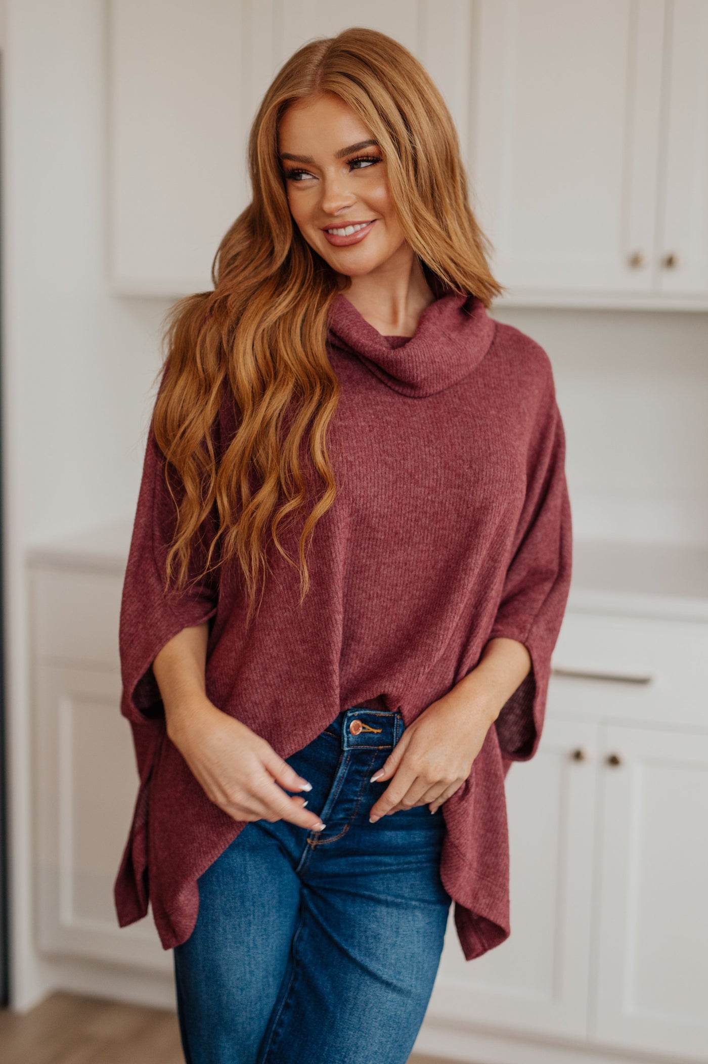 Forgive Me Cowl Neck Poncho-Layers-Ave Shops-Market Street Nest, Fashionable Clothing, Shoes and Home Décor Located in Mabank, TX