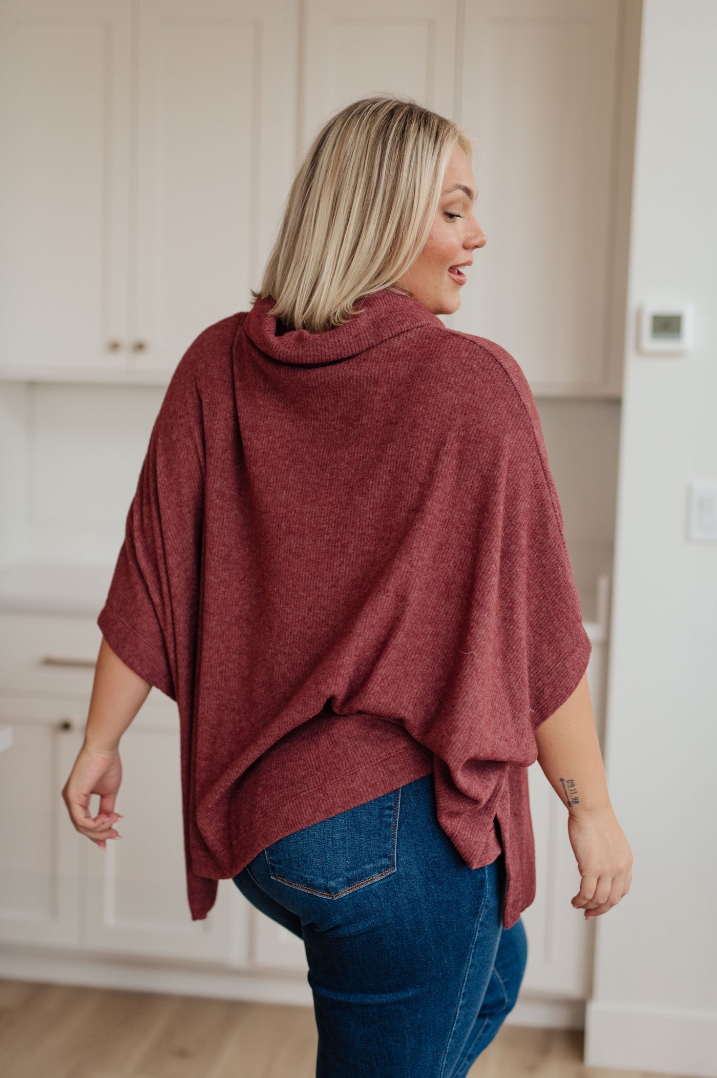 Forgive Me Cowl Neck Poncho-Layers-Ave Shops-Market Street Nest, Fashionable Clothing, Shoes and Home Décor Located in Mabank, TX