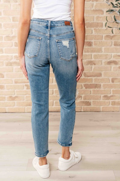 Frankie High Waist Distressed Boyfriend Jeans-Womens-Ave Shops-Market Street Nest, Fashionable Clothing, Shoes and Home Décor Located in Mabank, TX