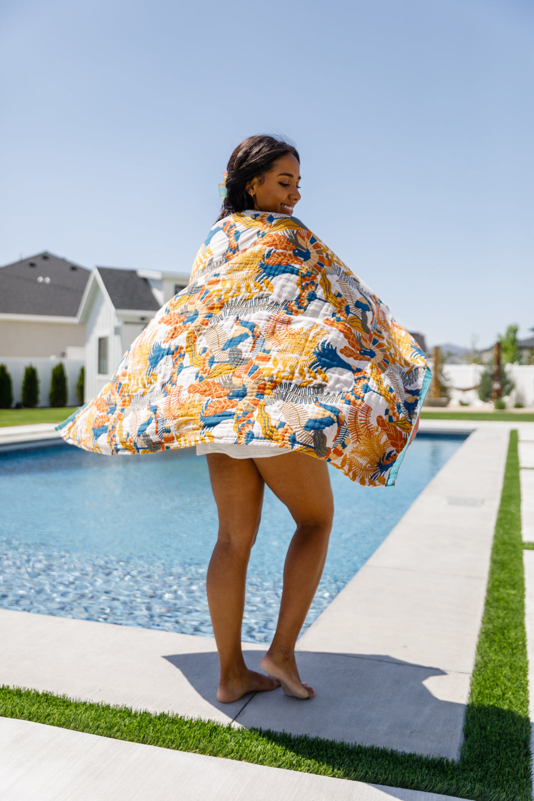 Luxury Beach Towel in Bird Of Paradise-Home & Decor-Ave Shops-Market Street Nest, Fashionable Clothing, Shoes and Home Décor Located in Mabank, TX