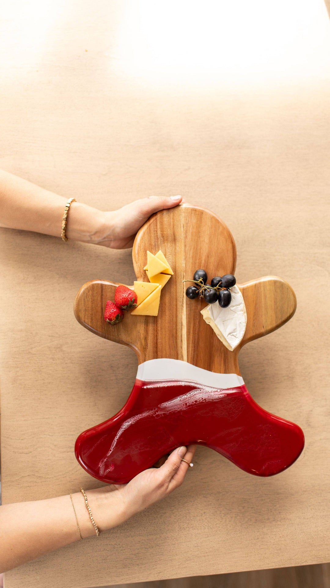 NEW!!! Gingerbread Man Board and Ceramic Tray (NO TARIFFS)-Lynn &amp; Liana Designs-Market Street Nest, Fashionable Clothing, Shoes and Home Décor Located in Mabank, TX