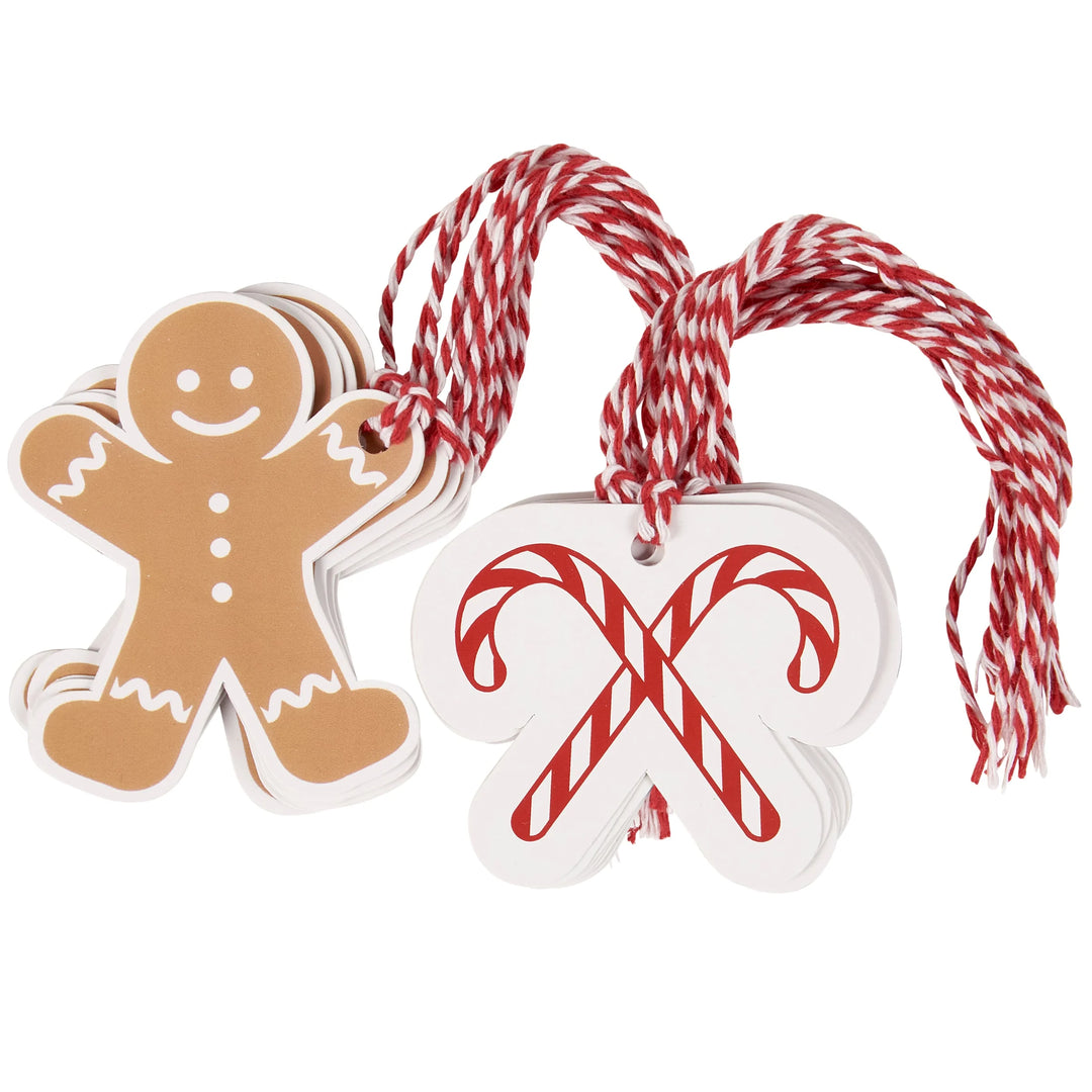 Gingerbread Men Gift Tag Set (set of 16)-03-Home &amp; Gift-Primitives By Kathy-Market Street Nest, Fashionable Clothing, Shoes and Home Décor Located in Mabank, TX