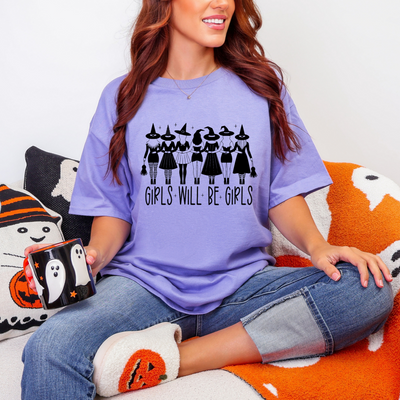 Girls Will Be Girls Graphic Tee in Two Colors-Womens-Ave Shops-Market Street Nest, Fashionable Clothing, Shoes and Home Décor Located in Mabank, TX